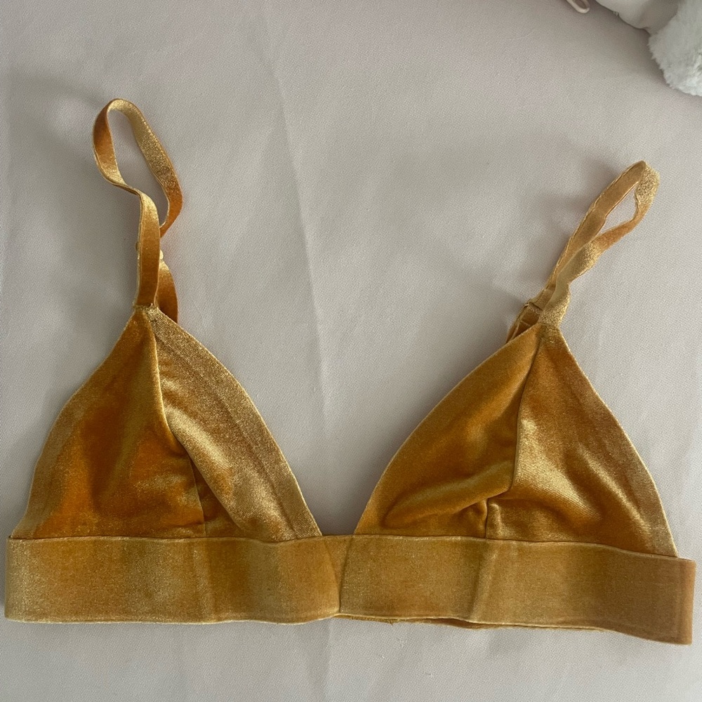 Urban Outfitters Velvet Bralette
